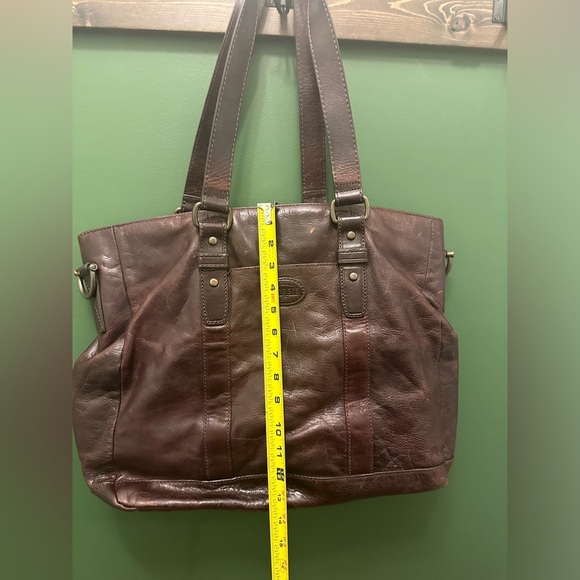 FOSSIL Vintage Work Tote ✨Rare✨ - Picture 6 of 15